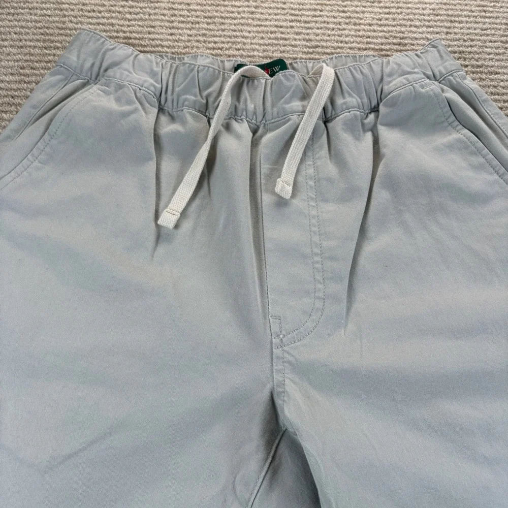 J.Crew Cordura Dock Pants Mens XS Stone Drawstring Cotton Blend‎ CK691